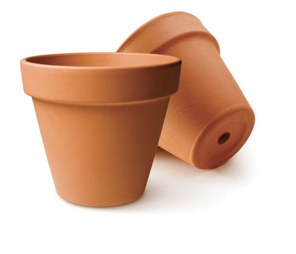 Pots de fleurs en terre cuite Ø10 cm 10 pièces