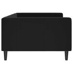 vidaXL Lit de repos noir 100x200 cm velours