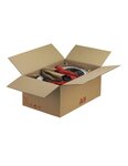 (lot  15 caisses) caisse carton palettisable a  norme lne 4c + e 400 x 300 x 200 mm
