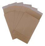 Lot de 50 enveloppes pochettes kraft armé à soufflet marron 280 x 410 + 90 mm