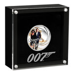 Pièce de monnaie en Argent 50 Cents g 15.57 (1/2 oz) Millésime 2022 James Bond 007 QUANTUM OF SOLACE