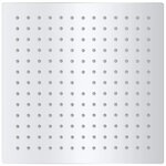 vidaXL Tête de douche plongeante carrée en acier inoxydable 25x25 cm