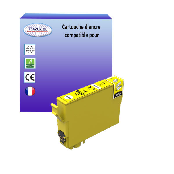 Cartouche Compatible pour Epson XP235, XP245, XP247, XP255, XP257, XP332  remplace Epson T2994  (29XL) Jaune - T3AZUR