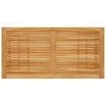 vidaXL Table de bar de jardin 140x70x104 cm Bois d'acacia massif