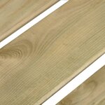 vidaXL Banc de jardin 121 cm bois de pin imprégné