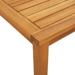 vidaXL Ensemble de bistro 3 Pièces beige résine tressée et bois d'acacia