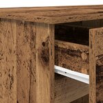 Bureau en bois ancien 140x49x76 cm en bois d'ingénierie