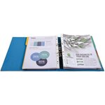 EXACOMPTA - Classeur a levier extra large - Dos 80mm -24,2 x 29,7 - Rembordé polypropylene - Bleu