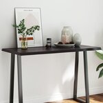 vidaXL Dessus de table bois massif traité bordure assortie