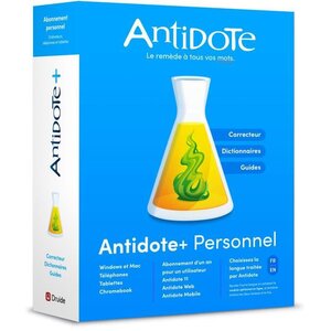 MYSOFT Antidote+ Personnel - Abonnement 1 an - 1 utilisateur (Antidote 11 + Antidote Web + Antidote Mobile)