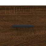 vidaXL Table basse chêne marron 102x50x40 cm bois d'ingénierie