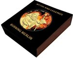 Pièce de monnaie en Argent 2 Pounds g 31.1 (1 oz) Millésime 2023 Burning Myths and Legends MERLIN