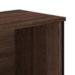 vidaXL Bibliothèque chêne marron 80x31x106 cm bois d'ingénierie