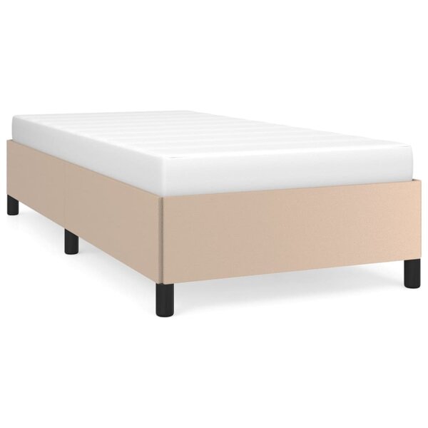 vidaXL Cadre de lit Cappuccino 80x200 cm Similicuir