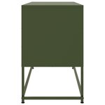 vidaXL Buffet haut blanc 36x39x107 cm acier