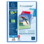 Protège-documents En Polypropylène Semi Rigide Kreacover® Chromaline 100 Vues - A4 - Couleurs Assorties - X 8 - Exacompta