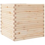 vidaXL Jardinière 70x70x68 5 cm bois de pin massif