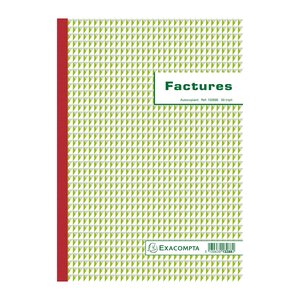 Manifold Factures 29 7x21cm 50 Feuillets Tripli Autocopiants - Motif - X 5 - Exacompta