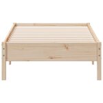 vidaXL Cadre de lit sans matelas 90x190 cm bois de pin massif