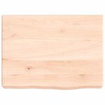 vidaXL Étagère murale 40x30x(2-6) cm bois de chêne massif non traité