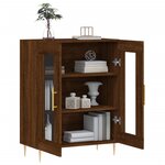 vidaXL Buffet chêne marron 69 5x34x90 cm bois d'ingénierie