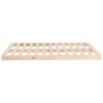 vidaXL Cadre de lit 140x190 cm bois de pin massif