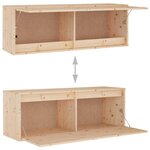 vidaXL Meubles TV 5 Pièces Bois massif de pin