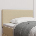 Tête de lit vidaXL Design simple Vert clair Gris 80 cm Tissu en velours côtelé