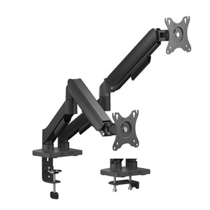 Support de table pivotant et inclinable à contrepoids Aisens ECO pour moniteur/TV 9 kg (3 pivots - 2 bras) 17-32" - Noir