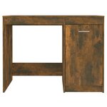 vidaXL Bureau Chêne fumé 100x50x76 cm Bois d'ingénierie