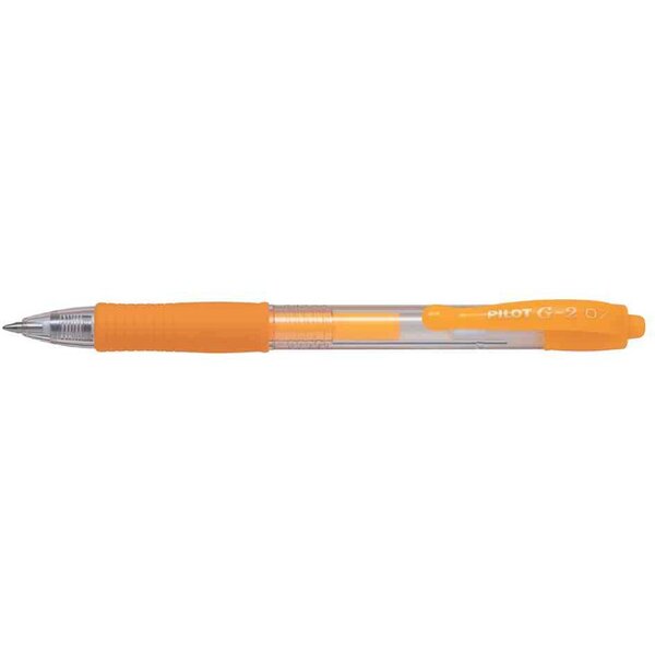 Stylo à encre gel g2 07 néon  abricot néon pilot