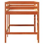 vidaXL Lit mezzanine enfants avec échelle 80x200 cm bois pin massif