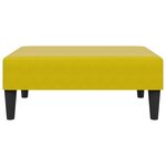 vidaXL Ensemble de canapés 2 Pièces jaune velours