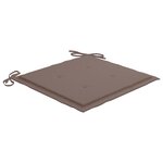 vidaXL Chaises à manger d'extérieur lot de 8 et coussins Acacia massif