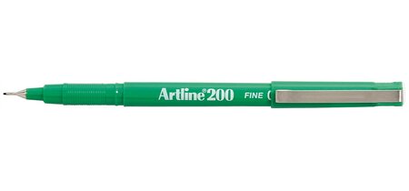 Stylo Feutre '200' permanent indélébile pointe 0,4 mm vert ARTLINE