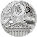 Pièce de monnaie en Argent 10 Dollars g 62.2 (2 oz) Millésime 2022 Time Flies TRADE MAKES THE WORLD GROW