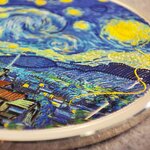 Pièce de monnaie en Argent 20 Dollars g 93.3 (3 oz) Millésime 2024 Fine Embroidery Art STARRY NIGHT