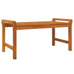 vidaXL Salon de jardin avec coussins blanc crème 2 Pièces Bois massif
