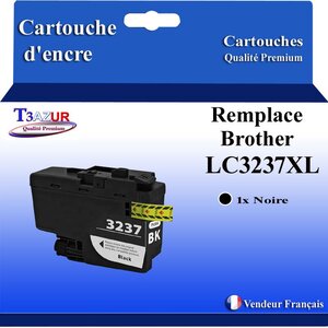 T3AZUR- Cartouche compatible avec Brother LC3237 XL Noire pour Brother HL-J6000DW HL-J6100DW