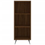 vidaXL Armoire à étagères chêne marron 34 5x32 5x90 cm bois ingénierie