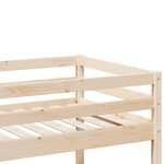 vidaXL Lit superposé 90x200 cm Bois de pin massif