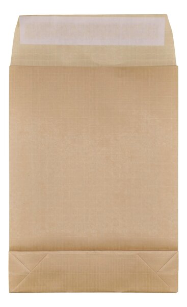Lot de 10 enveloppes pochettes kraft armé à soufflet marron 280 x 365 + 70 mm