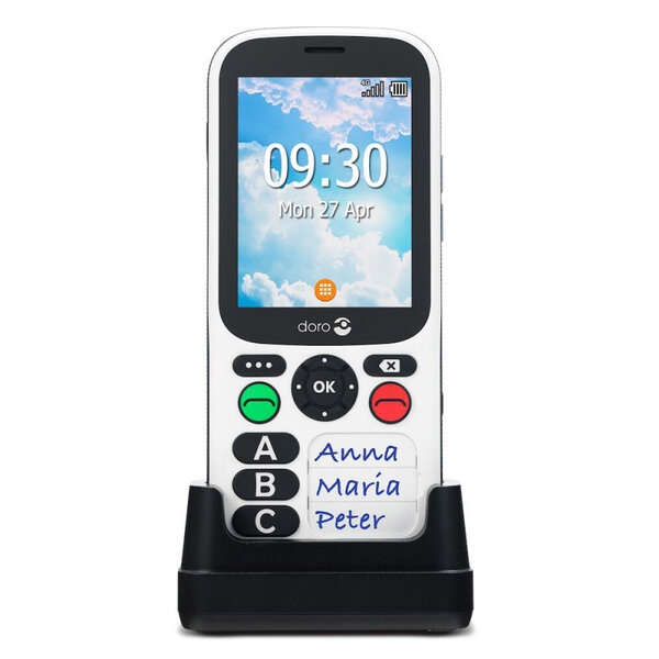 Doro 780x iup (double sim  4g  2.8'') - noir et blanc