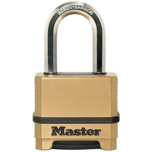 Cadenas haute sécurité M175EURDLF - Combinaison - Zinc - Anse L - Extérieur