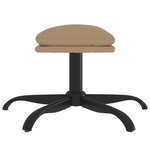 vidaXL Repose-pied Cappuccino 60x60x36 cm Similicuir