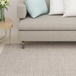 vidaXL Tapis Sisal naturel 80x200 cm Sableux