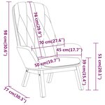 vidaXL Chaise de relaxation Gris clair Velours