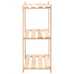 vidaXL Étagères de rangement à 3 niveaux 2 Pièces 60x38x90 cm Pin 150 kg