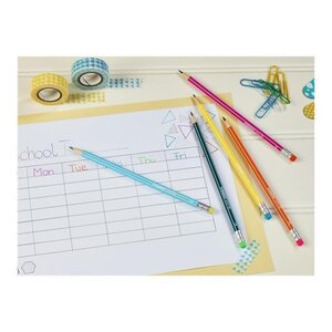 Crayon graphite STABILO pencil 160 bout gomme HB - jaune STABILO