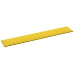 vidaXL Panneaux muraux 12 Pièces Jaune clair 90x15 cm Tissu 1 62 m²